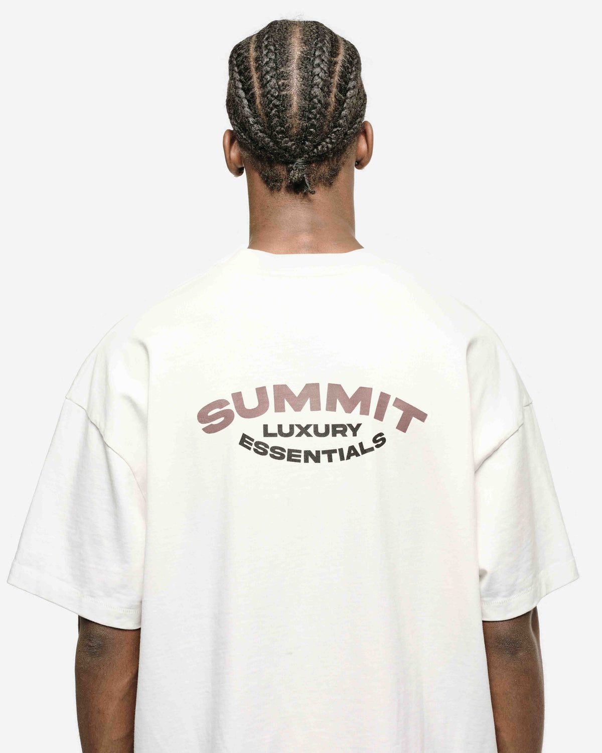 LUXURY ESSENTIALS T-SHIRT - OFF WHITE from Summit Clothing UK