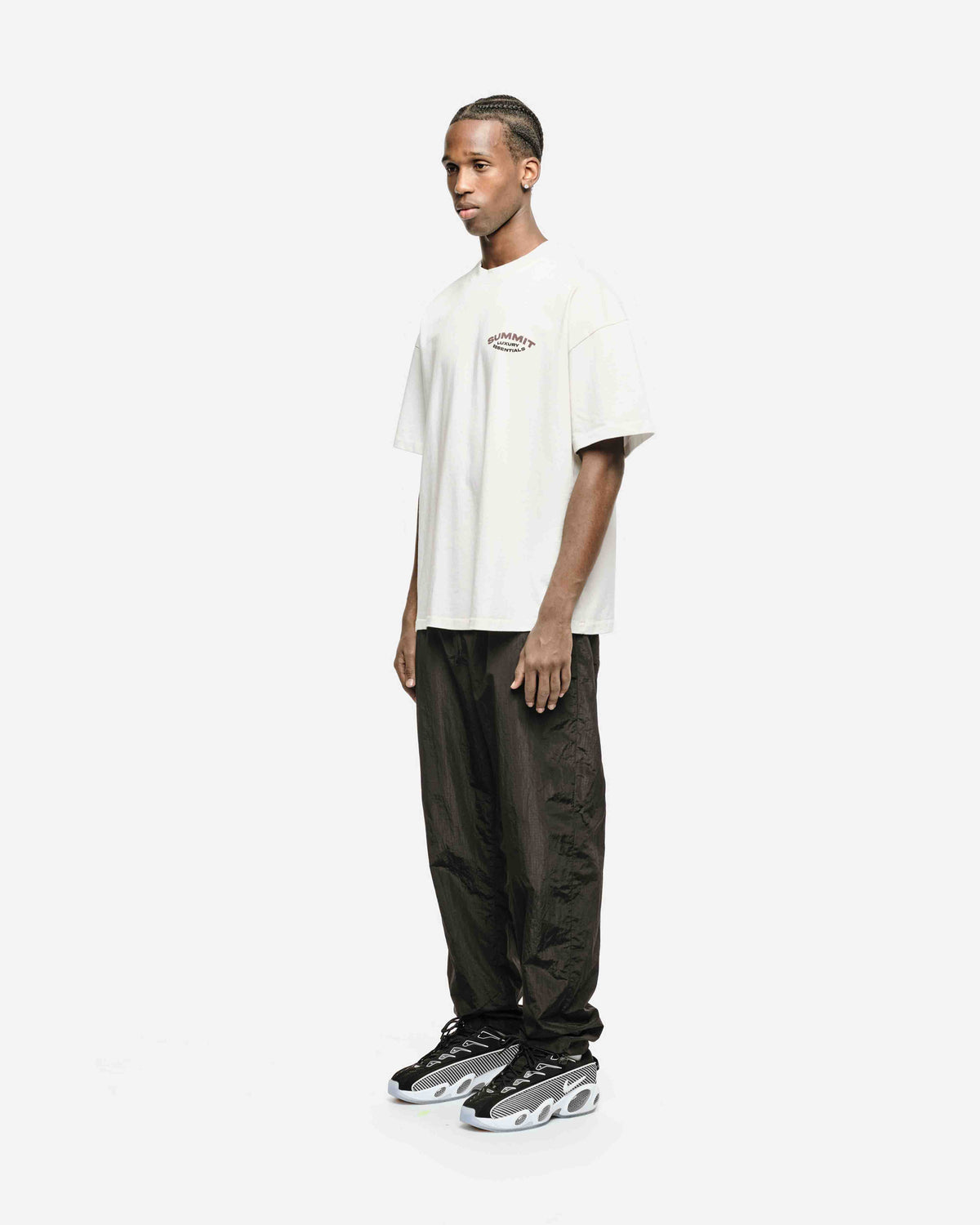 LUXURY ESSENTIALS T-SHIRT - OFF WHITE from Summit Clothing UK