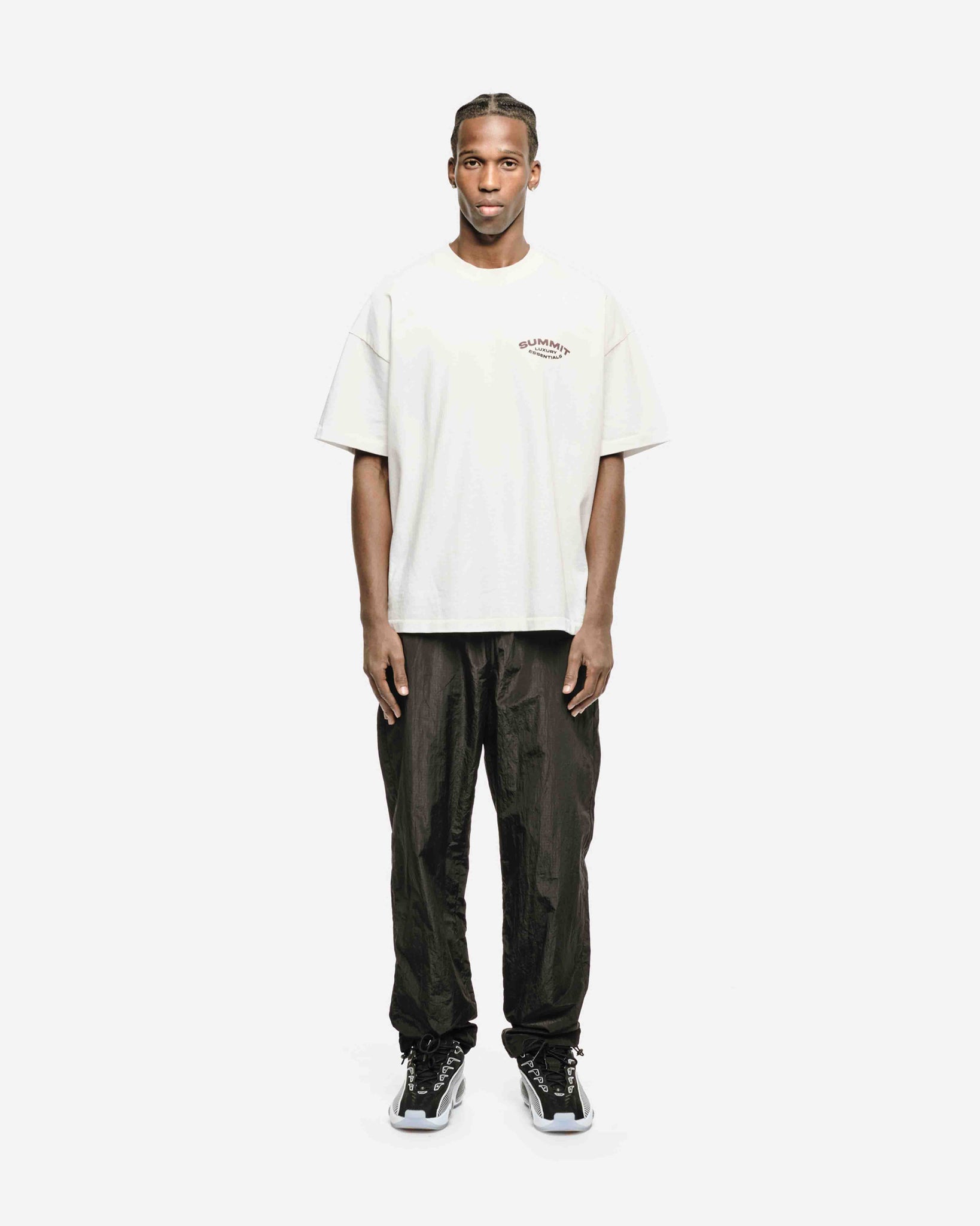 LUXURY ESSENTIALS T-SHIRT - OFF WHITE from Summit Clothing UK