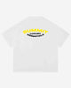 LUXURY ESSENTIALS T-SHIRT - WHITE/YELLOW