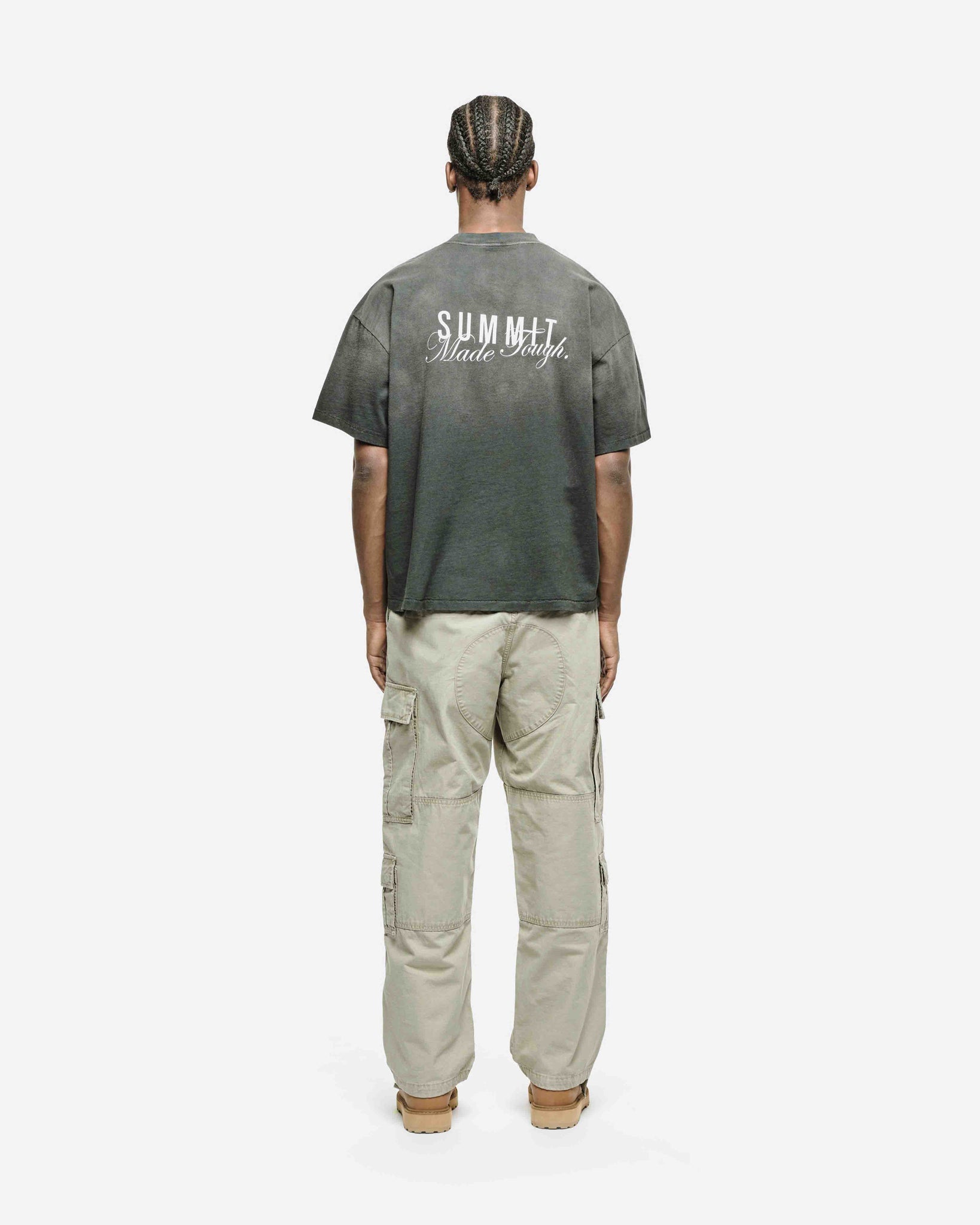 MADE TOUGH POCKET T-SHIRT - SUN FADE BLACK from Summit Clothing UK