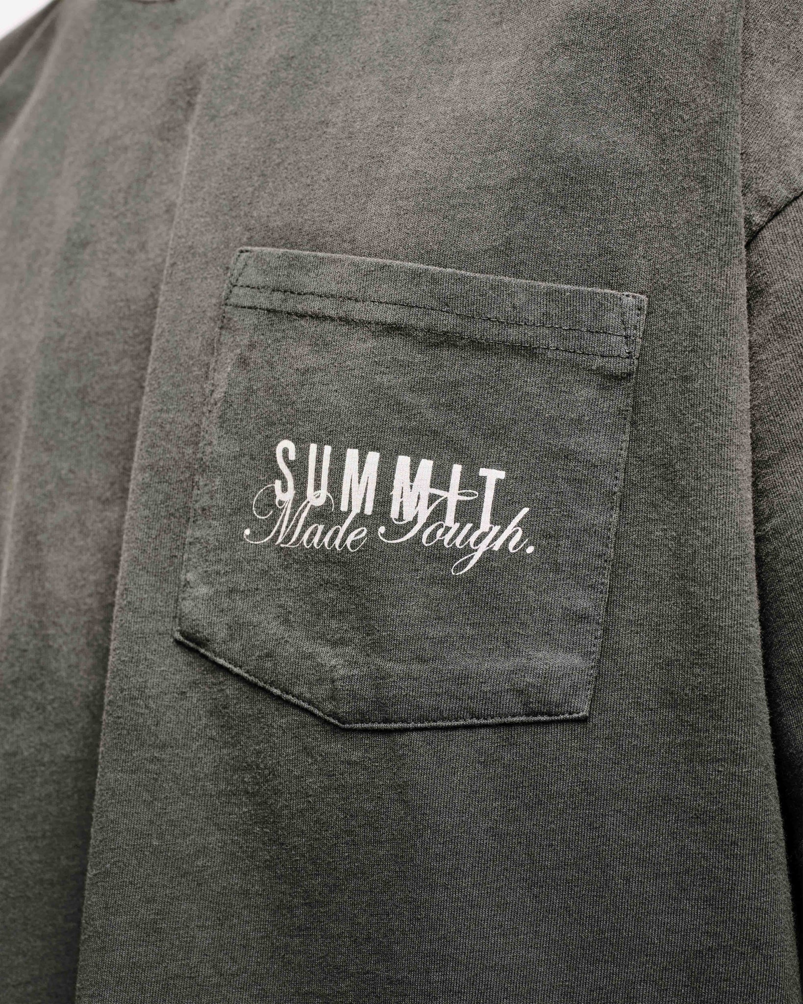 MADE TOUGH POCKET T-SHIRT - SUN FADE BLACK from Summit Clothing UK