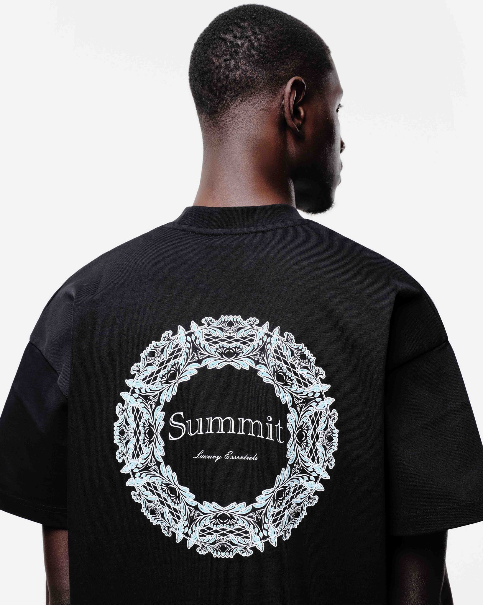 ORNAMENT T-SHIRT - BLACK from Summit Clothing UK