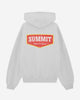 PATCH LOGO HOODIE - MARL GREY