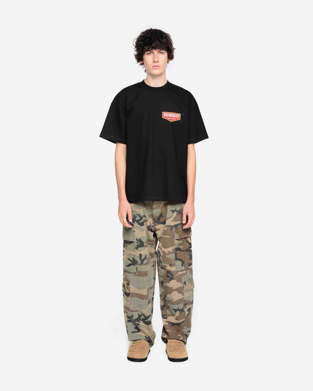 PATCH LOGO T-SHIRT - BLACK