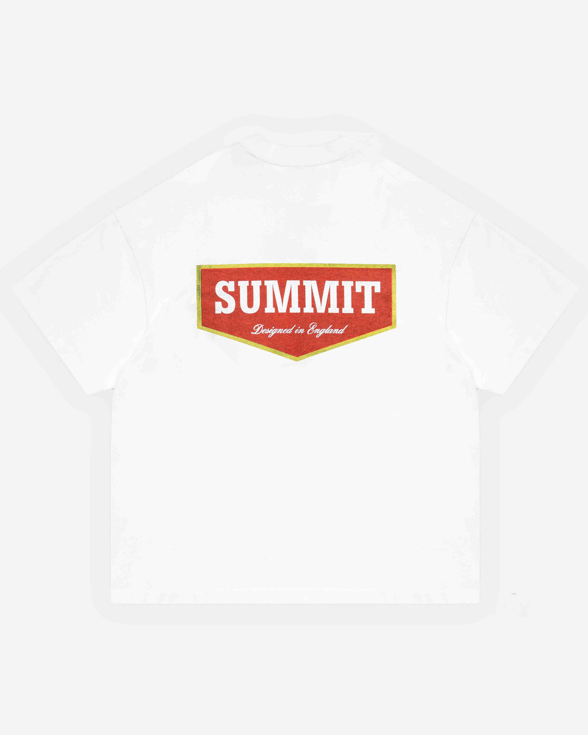 PATCH LOGO T-SHIRT - OFF WHITE from Summit Clothing UK