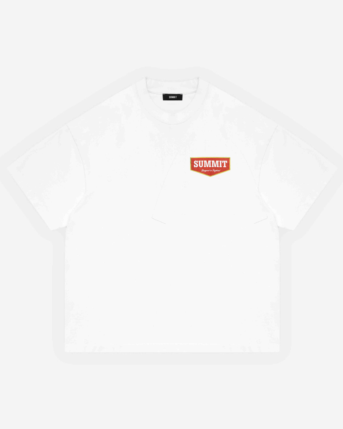 PATCH LOGO T-SHIRT - OFF WHITE from Summit Clothing UK