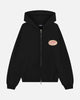 QUALITY GOODS ZIP HOODIE - BLACK