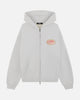QUALITY GOODS ZIP HOODIE - MARL GREY