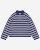 PIQUE POLO - NAVY STRIPE