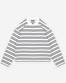 PIQUE POLO - OFF WHITE STRIPE
