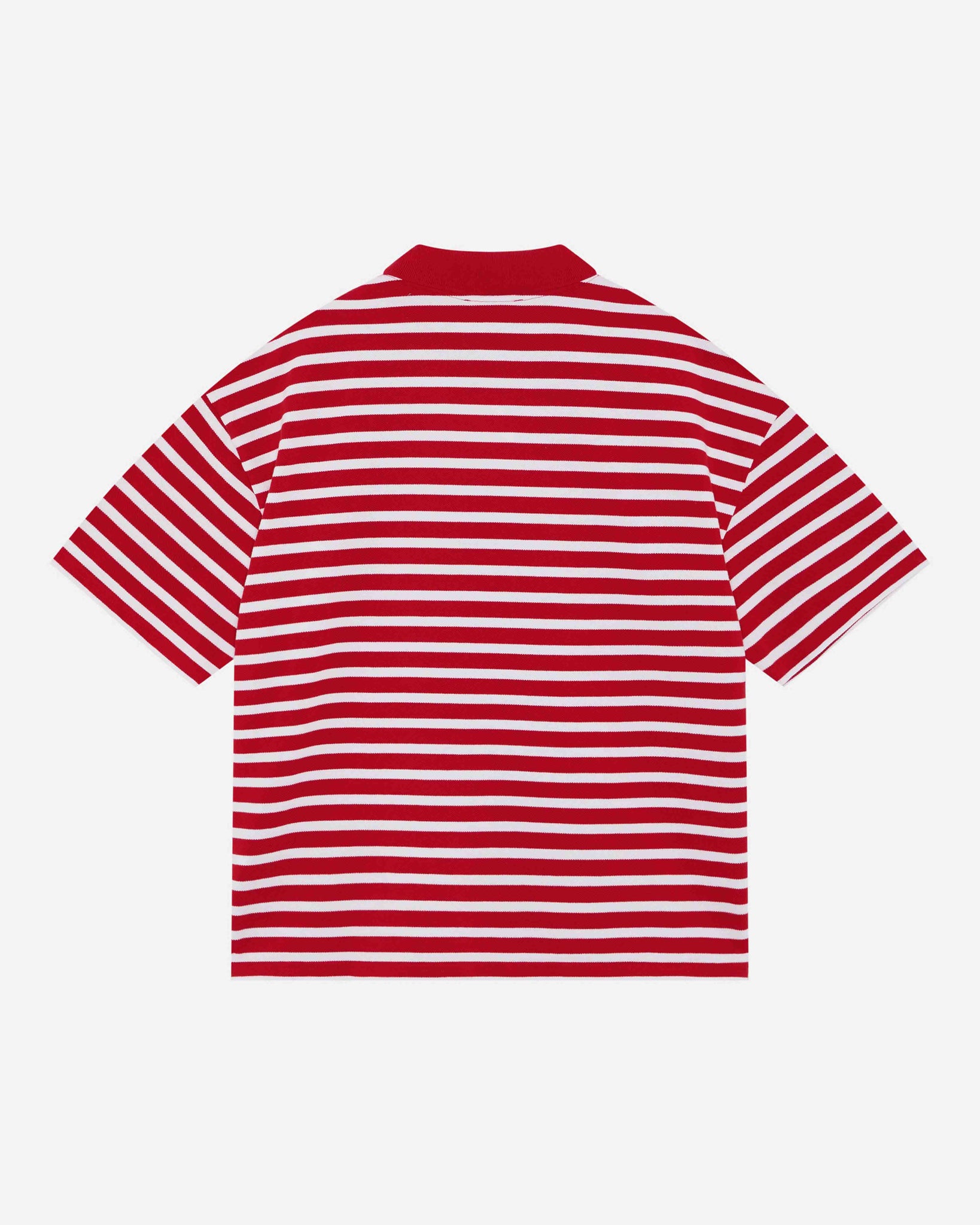 PIQUE SHORT SLEEVE POLO - RED STRIPE from Summit Clothing UK