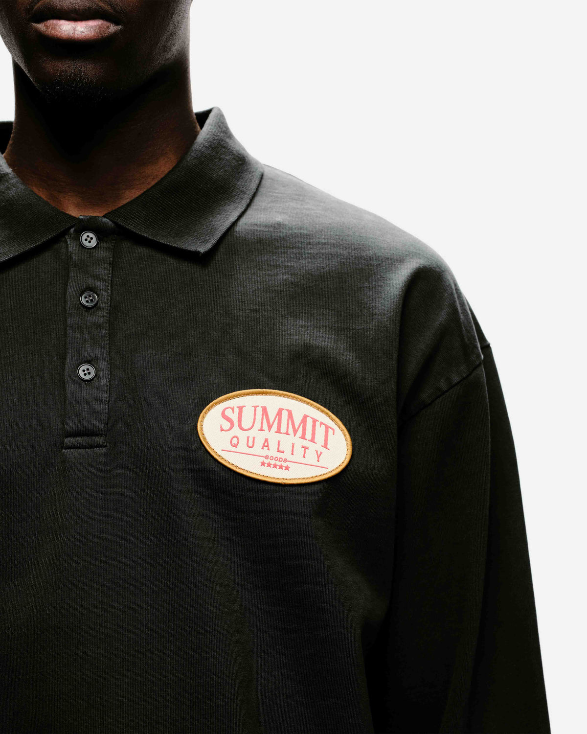 QUALITY GOODS POLO - VINTAGE BLACK from Summit Clothing UK