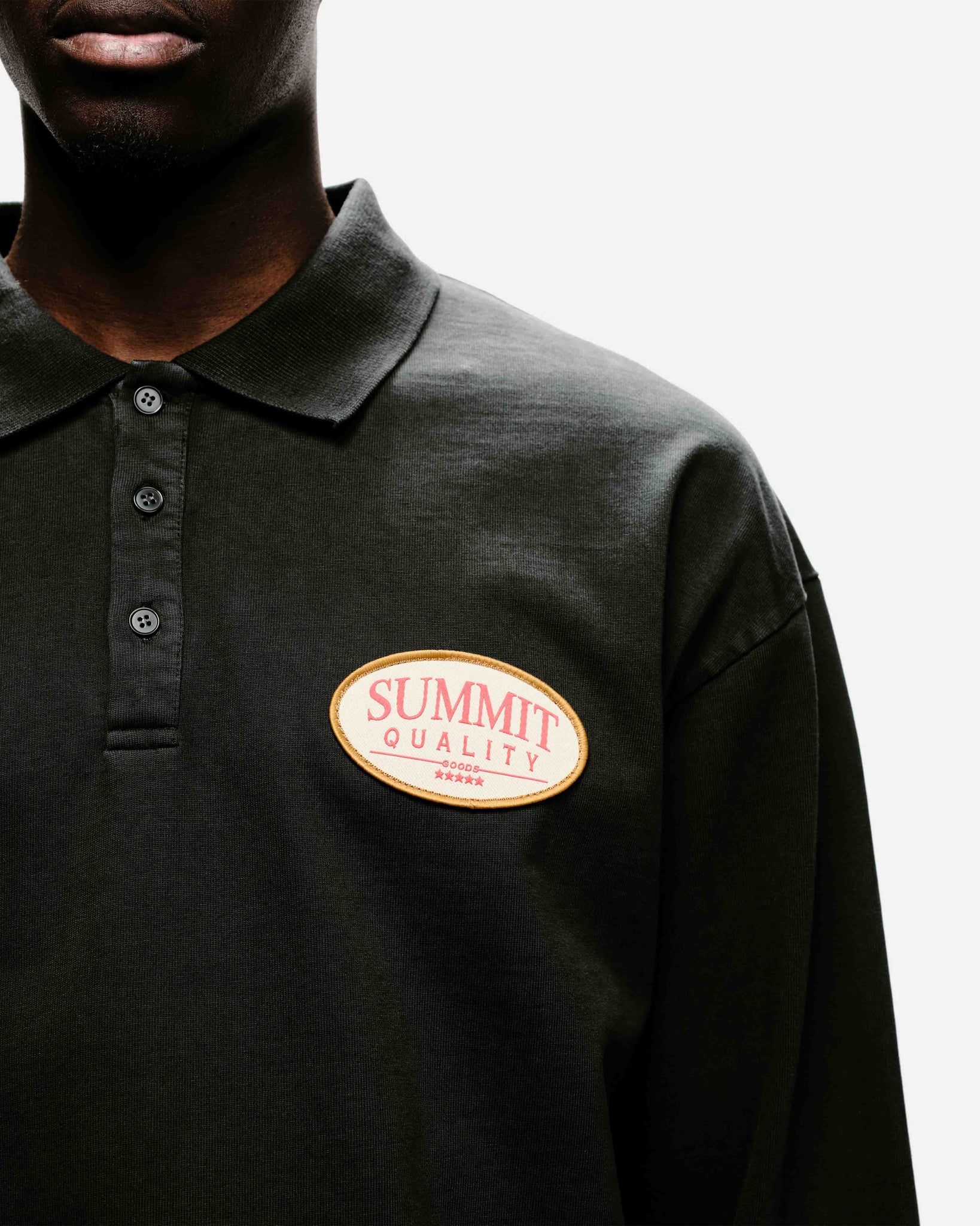 QUALITY GOODS POLO - VINTAGE BLACK from Summit Clothing UK