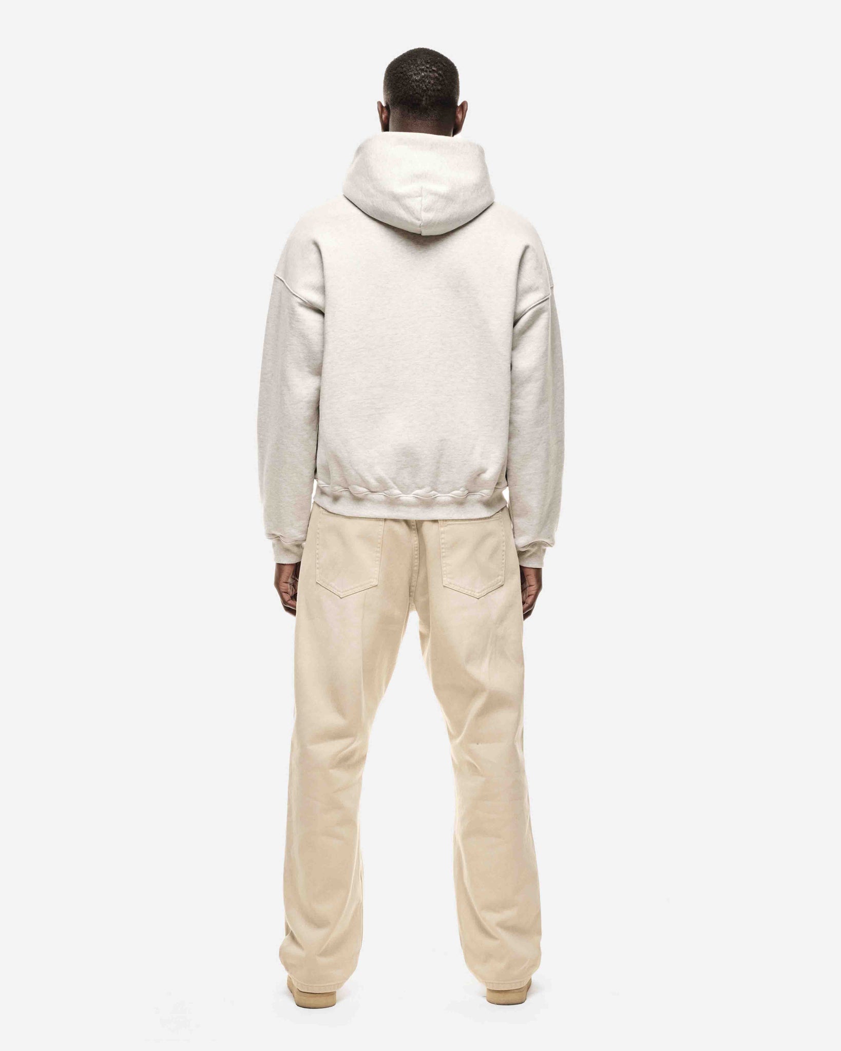 QUALITY GOODS ZIP HOODIE - MARL GREY from Summit Clothing UK