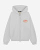 QUALITY GOODS ZIP HOODIE - MARL GREY