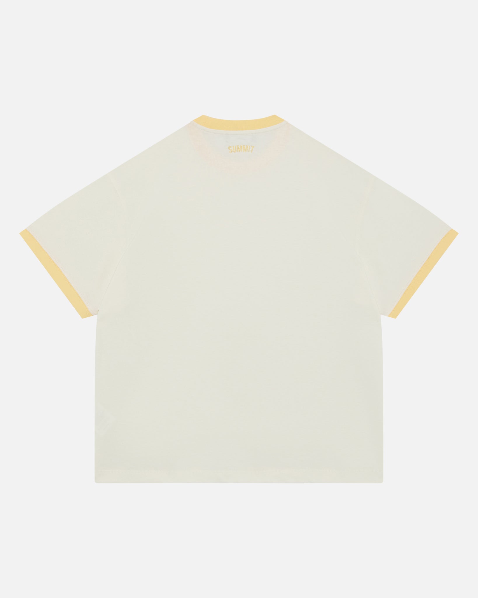 RINGER T-SHIRT - YELLOW from Summit Clothing UK
