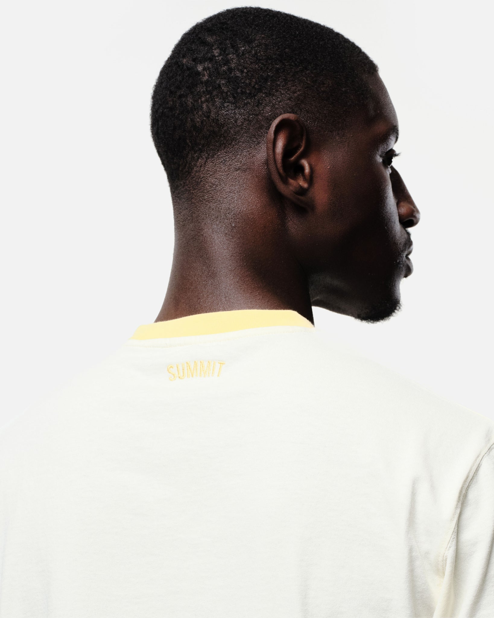 RINGER T-SHIRT - YELLOW from Summit Clothing UK