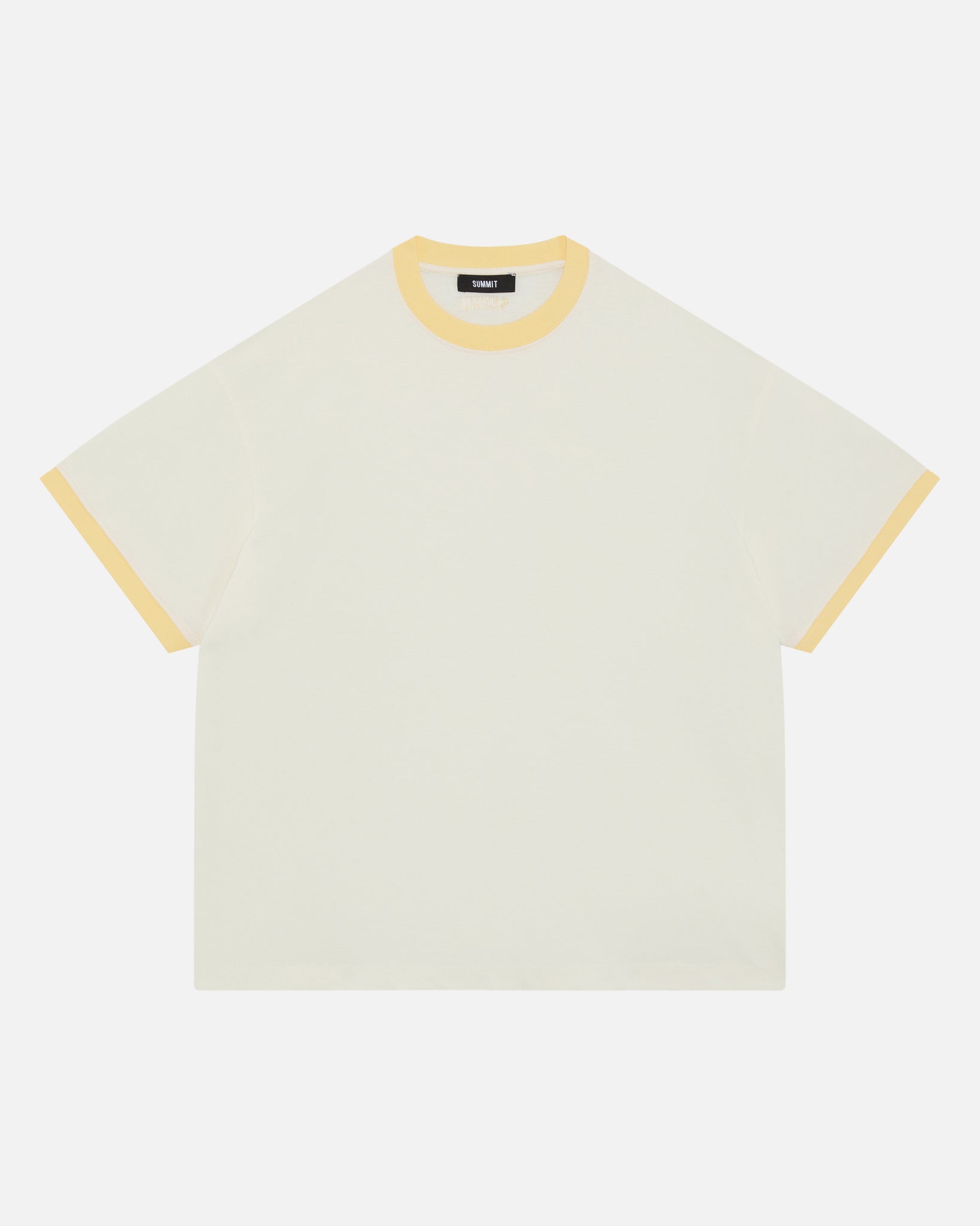 RINGER T-SHIRT - YELLOW from Summit Clothing UK