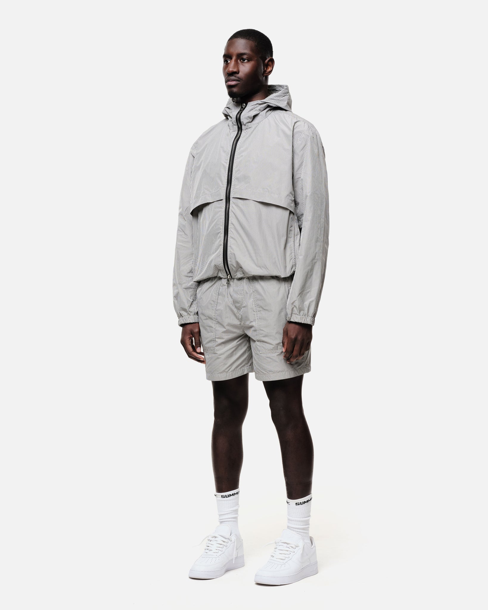 RIPSTOP SHORT - BLACK CHECK from Summit Clothing UK