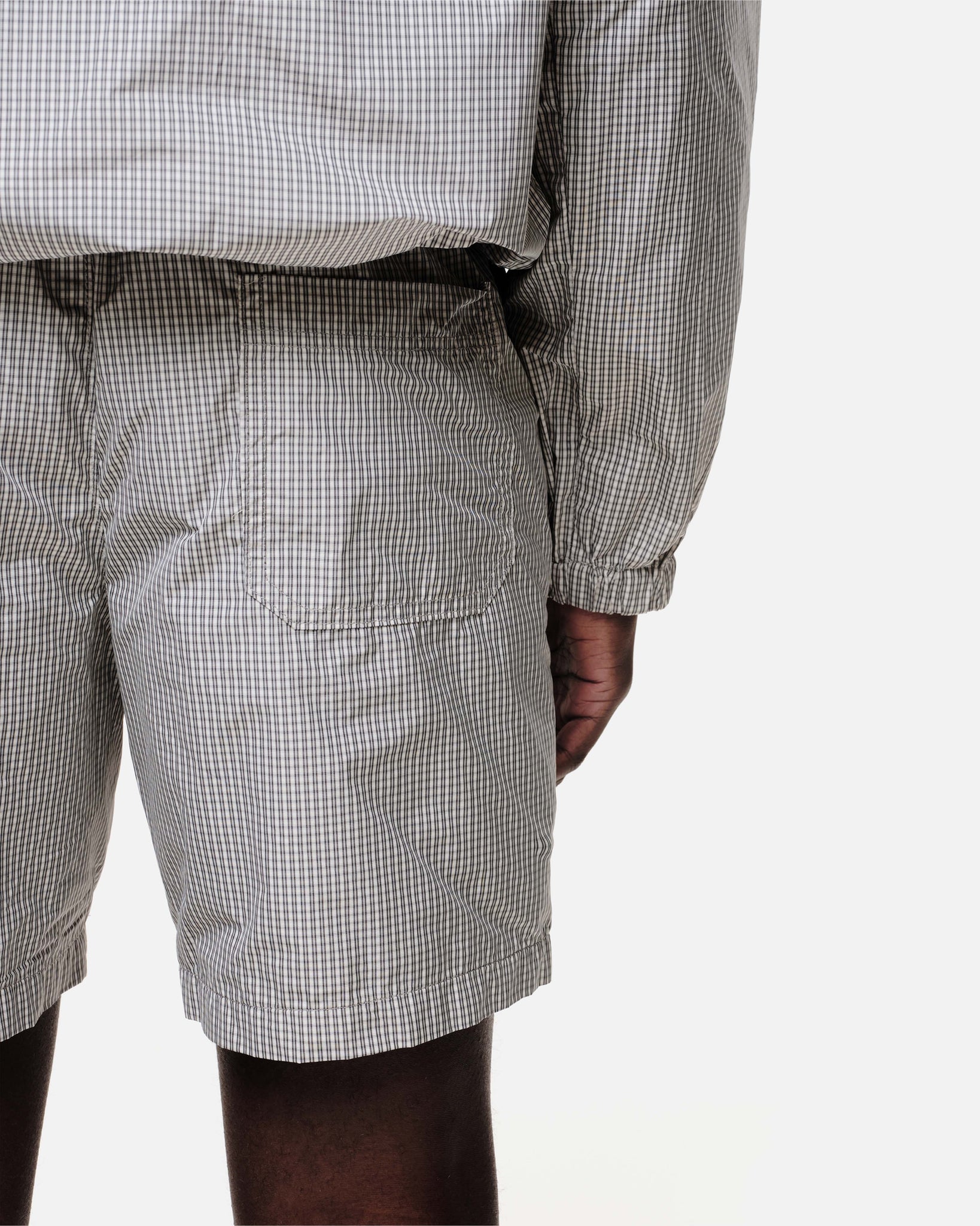 RIPSTOP SHORT - BLACK CHECK from Summit Clothing UK