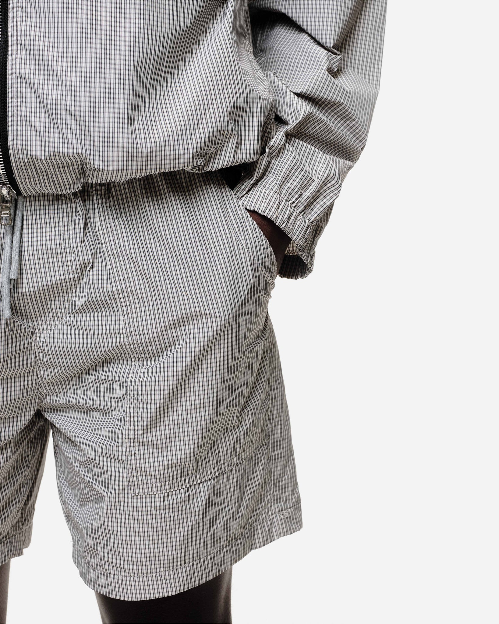 RIPSTOP SHORT - BLACK CHECK from Summit Clothing UK