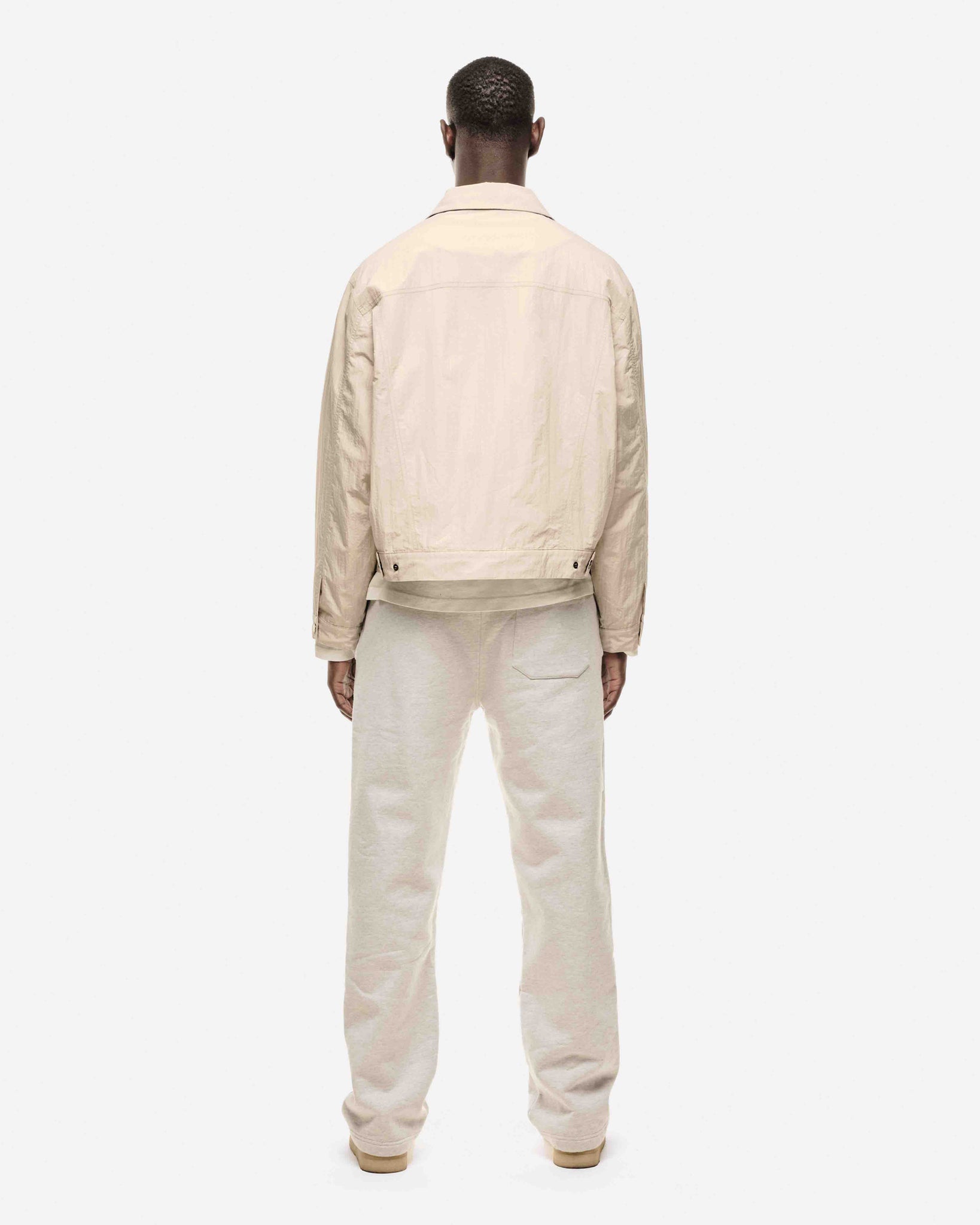 RIPSTOP TRUCKER JACKET - BEIGE from Summit Clothing UK
