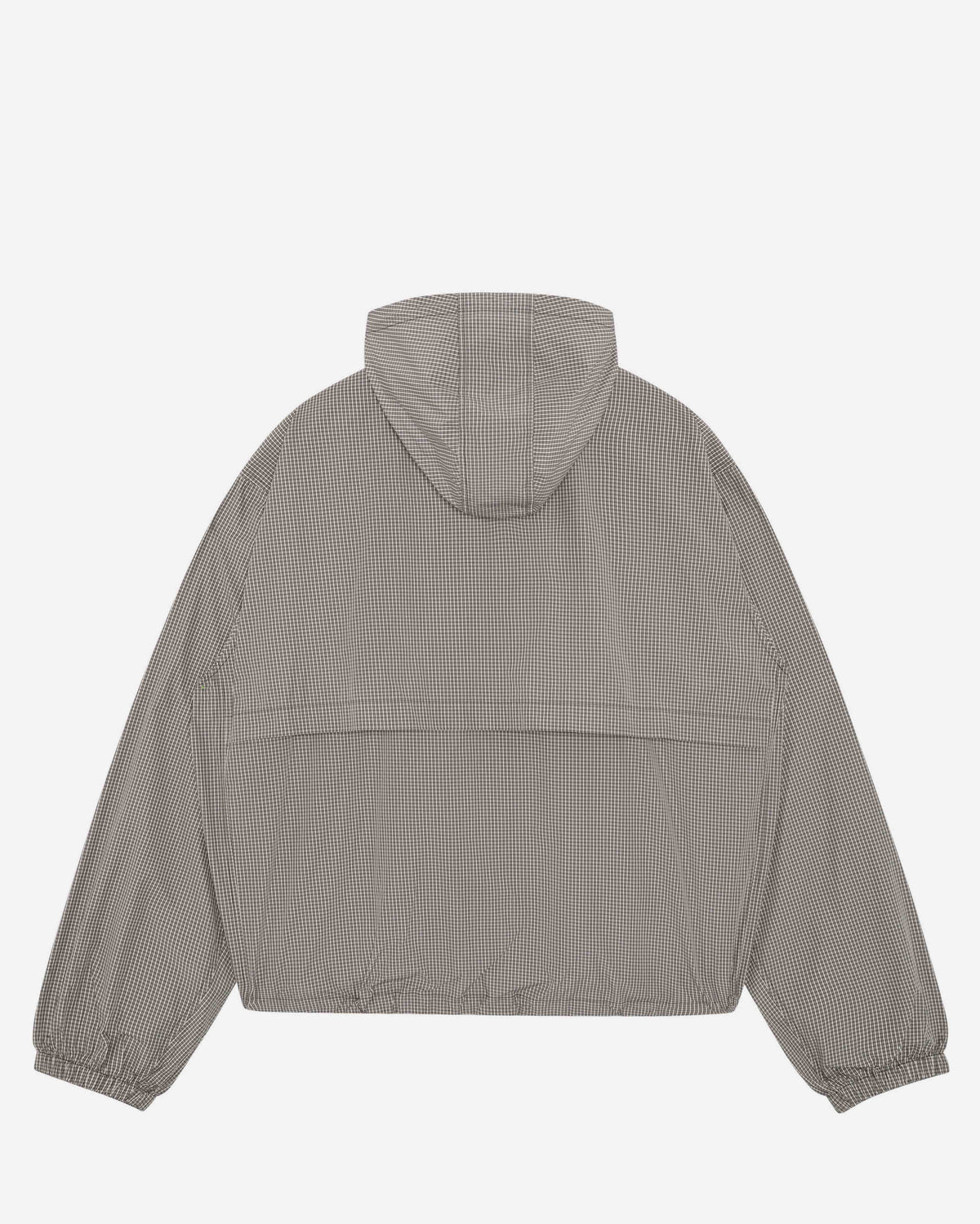 RIPSTOP WINDBREAKER - BLACK CHECK from Summit Clothing UK