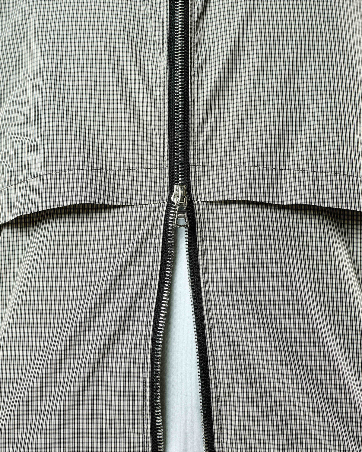 RIPSTOP WINDBREAKER - BLACK CHECK from Summit Clothing UK