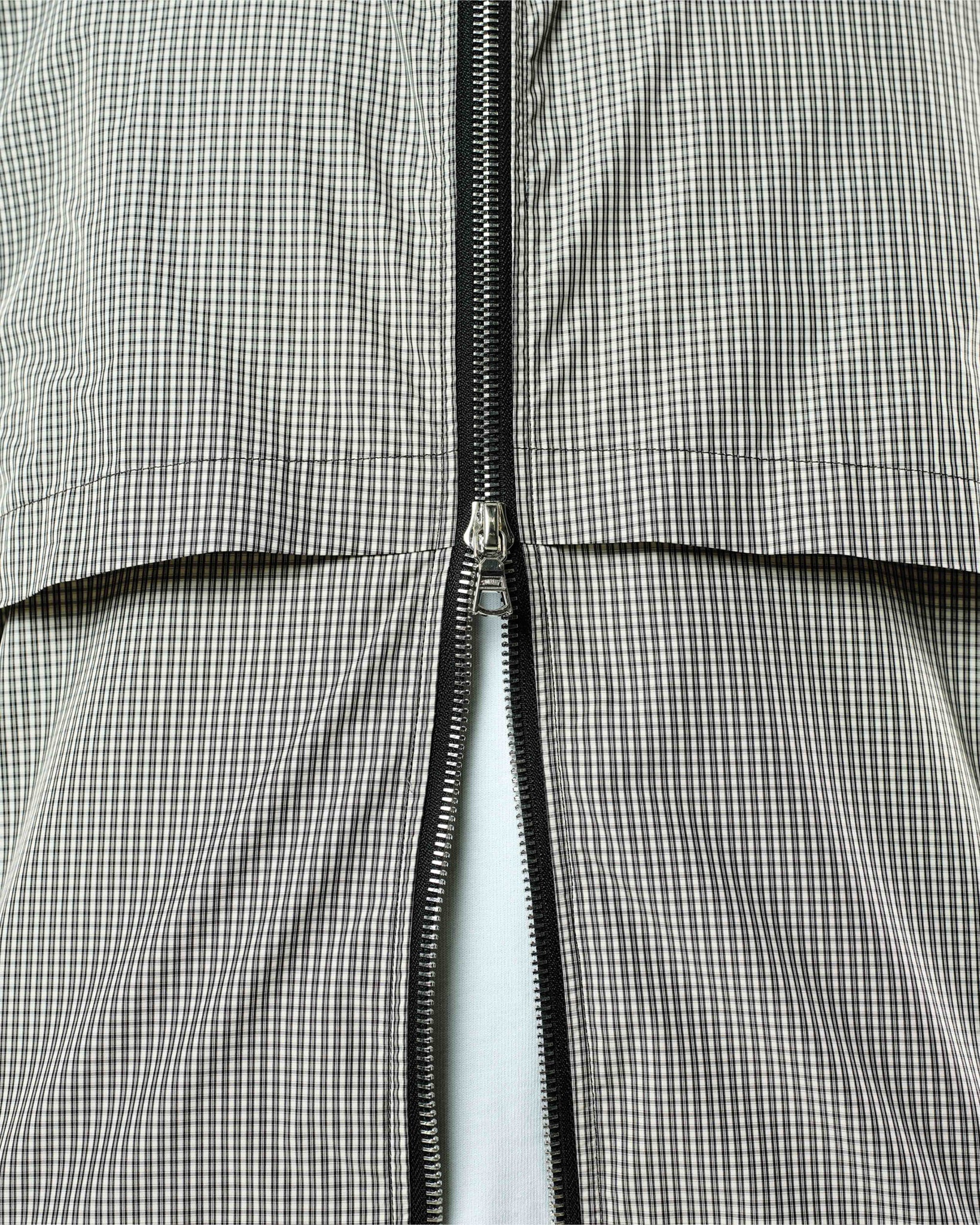 RIPSTOP WINDBREAKER - BLACK CHECK from Summit Clothing UK