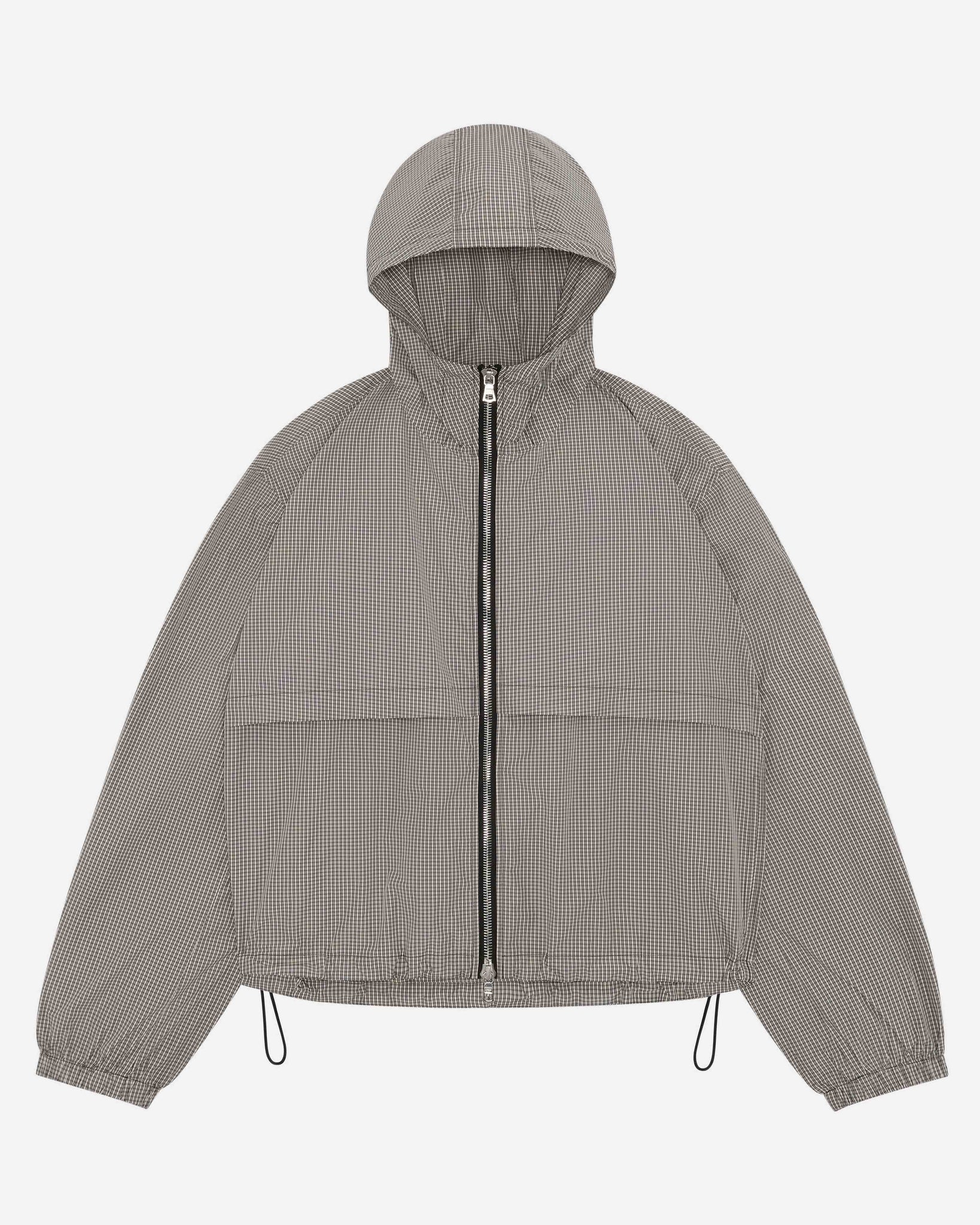 RIPSTOP WINDBREAKER - BLACK CHECK from Summit Clothing UK
