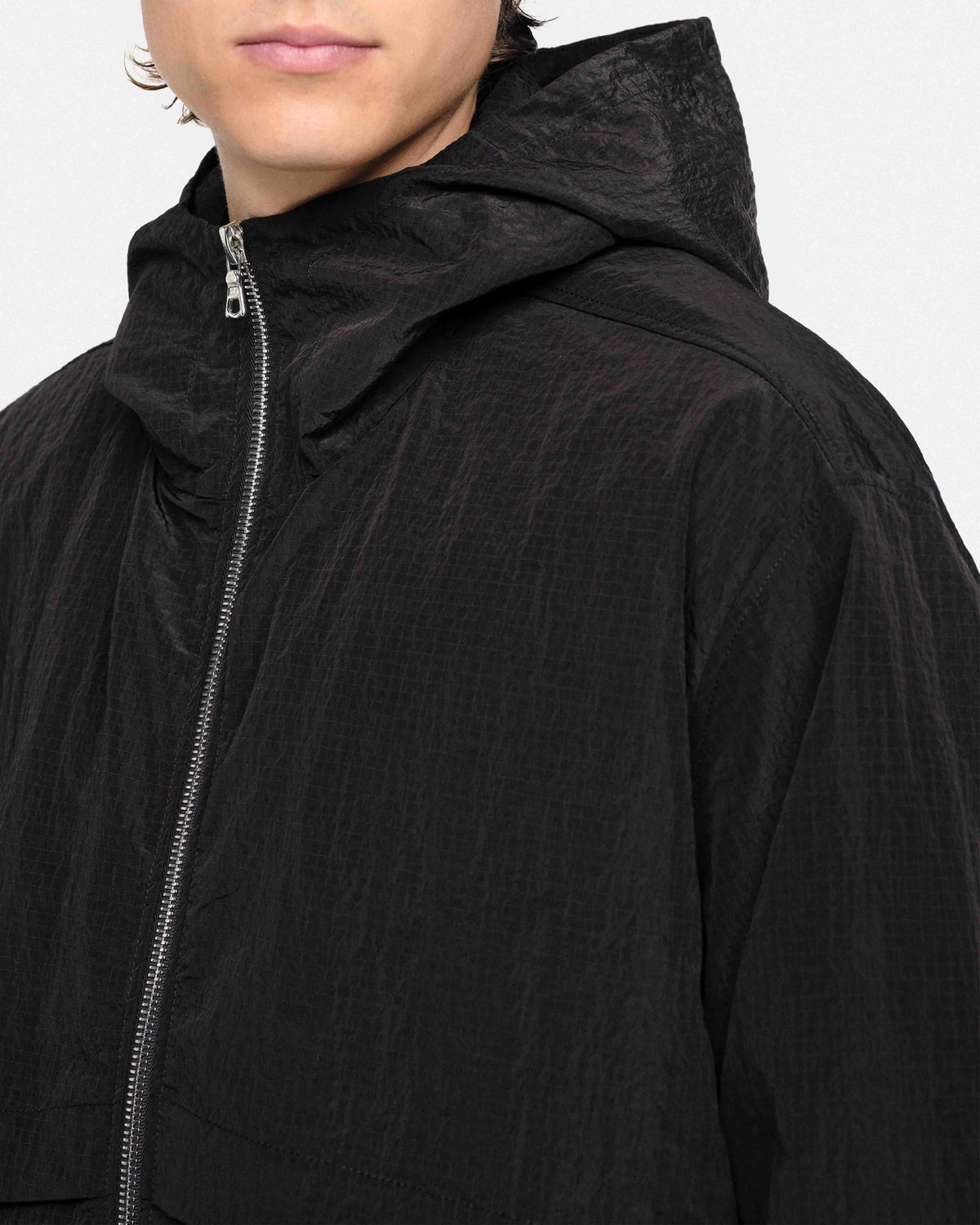 RIPSTOP WINDBREAKER - BLACK from Summit Clothing UK