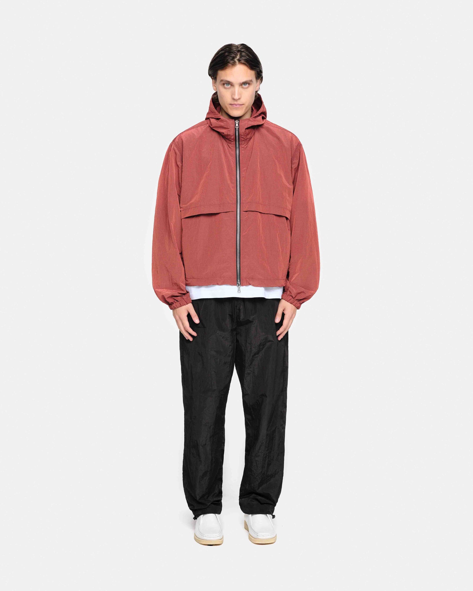 RIPSTOP WINDBREAKER - DARK RED from Summit Clothing UK