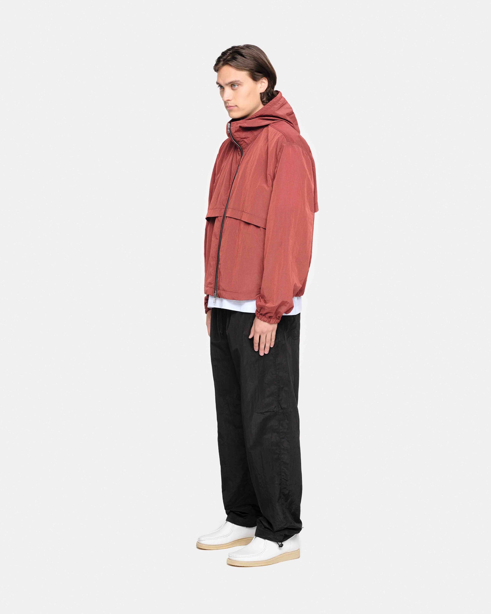 RIPSTOP WINDBREAKER - DARK RED from Summit Clothing UK