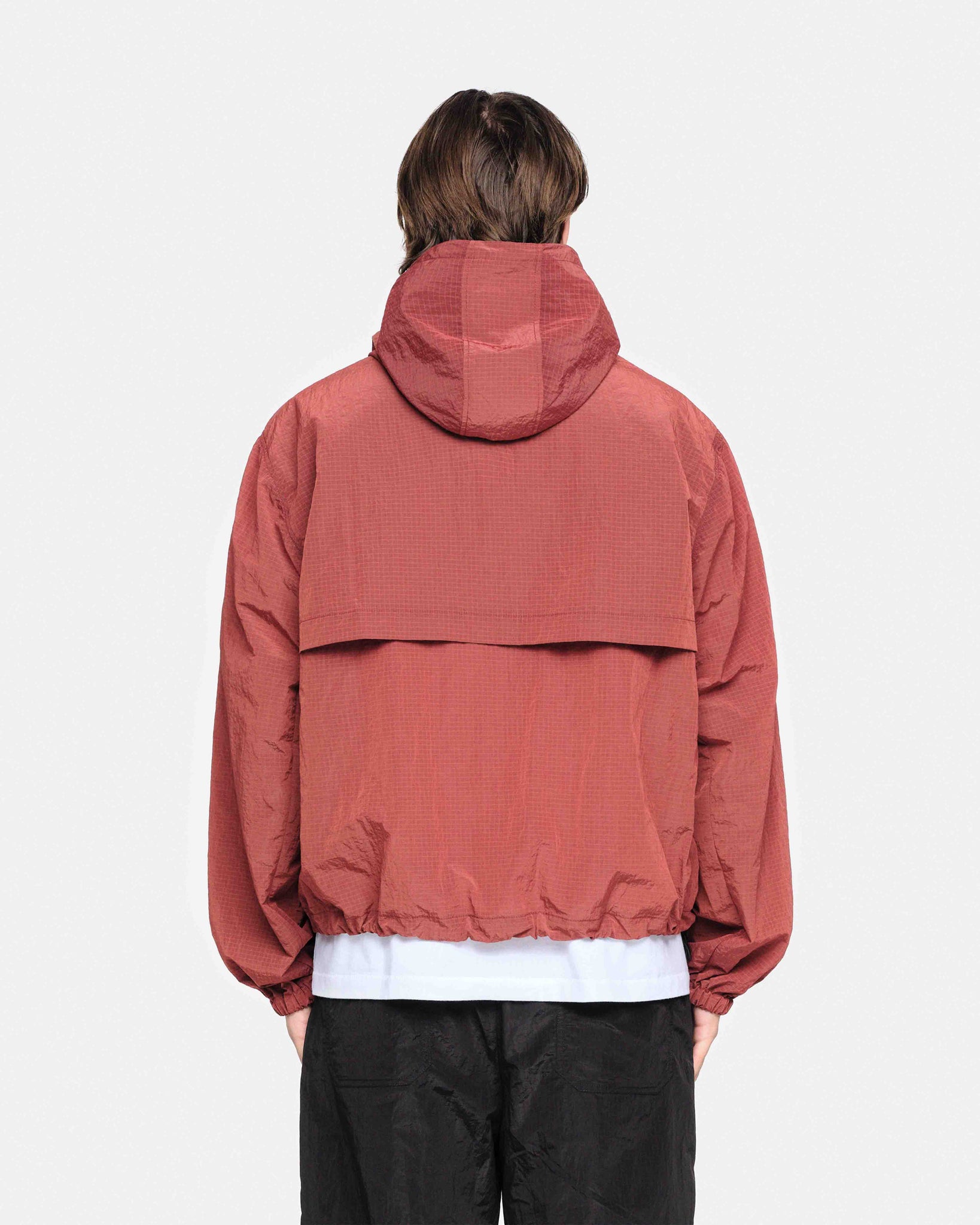 RIPSTOP WINDBREAKER - DARK RED from Summit Clothing UK
