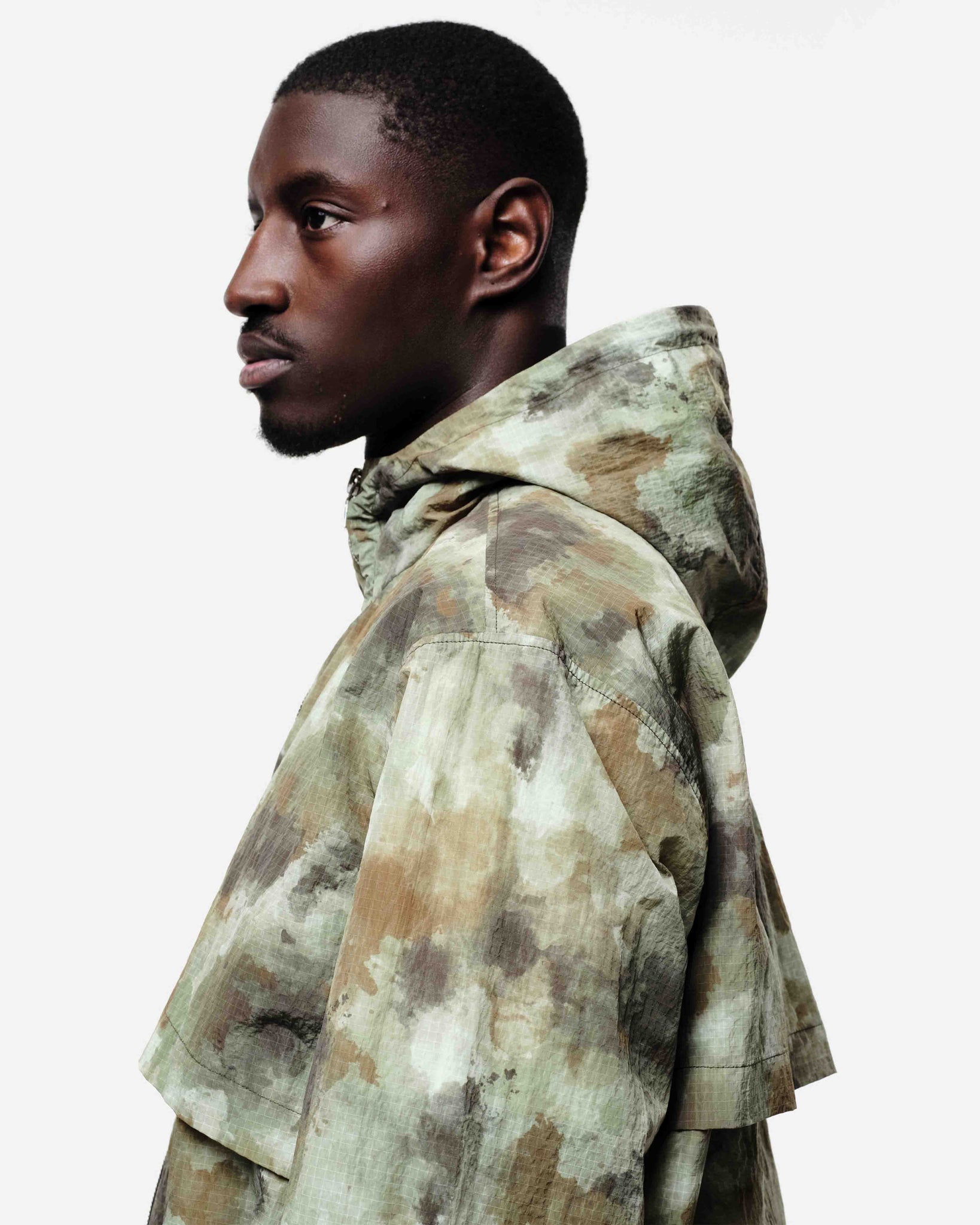 RIPSTOP WINDBREAKER - WATERCOLOUR CAMO from Summit Clothing UK