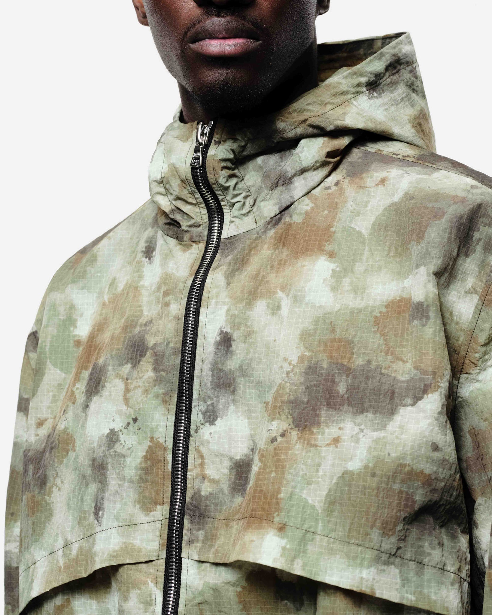 RIPSTOP WINDBREAKER - WATERCOLOUR CAMO from Summit Clothing UK