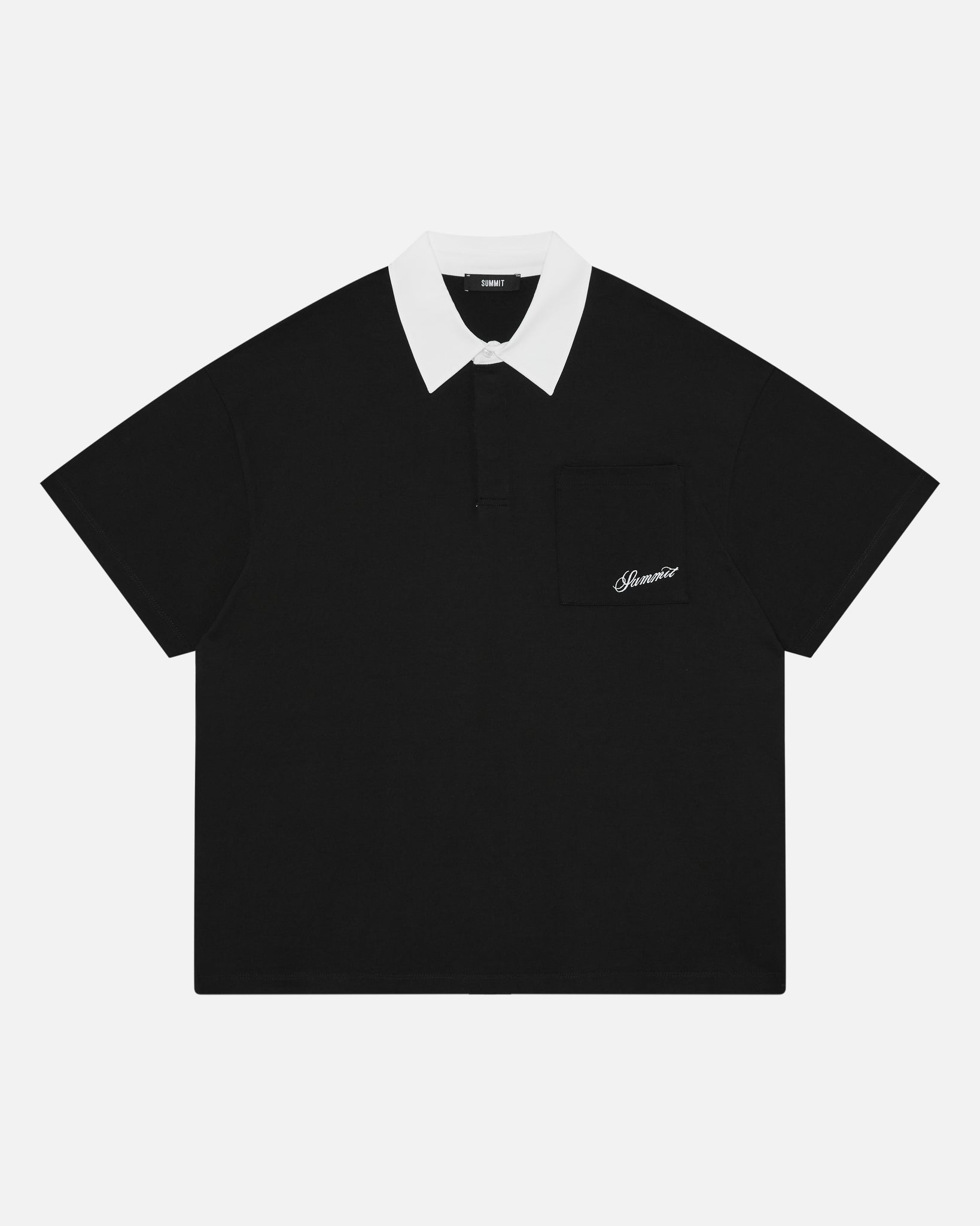 RUGBY POLO - BLACK from Summit Clothing UK