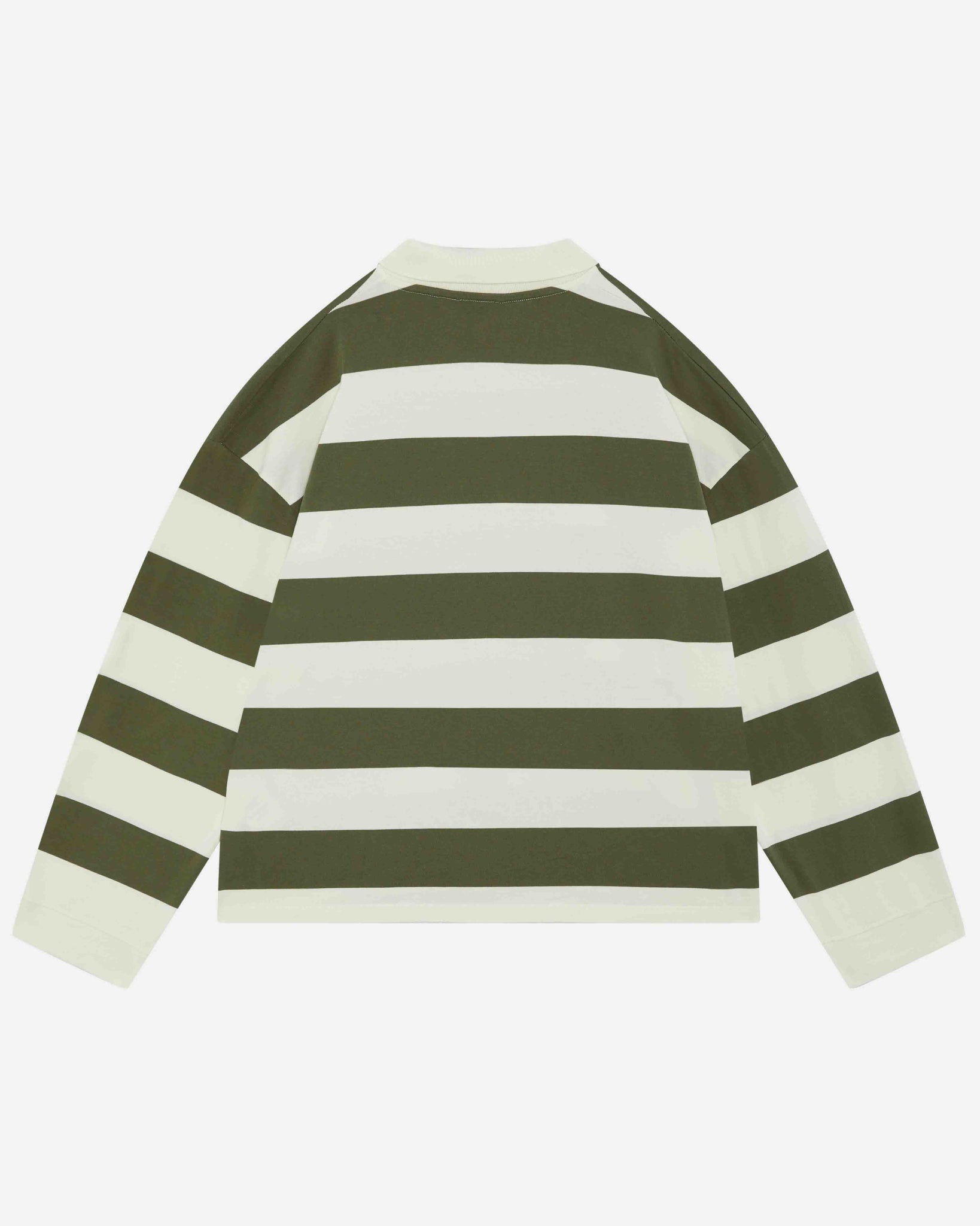 RUGBY POLO - OLIVE/CREAM from Summit Clothing UK