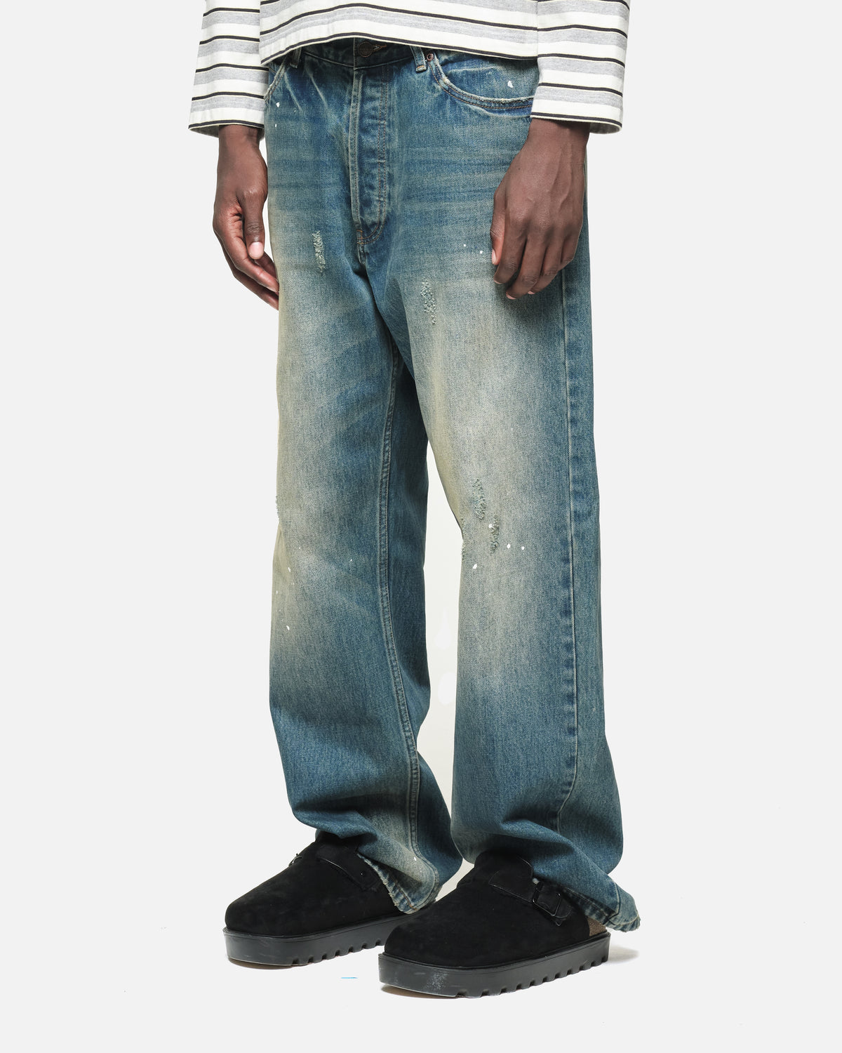 Vintage Jean in Dirty Blue Wash, view 2