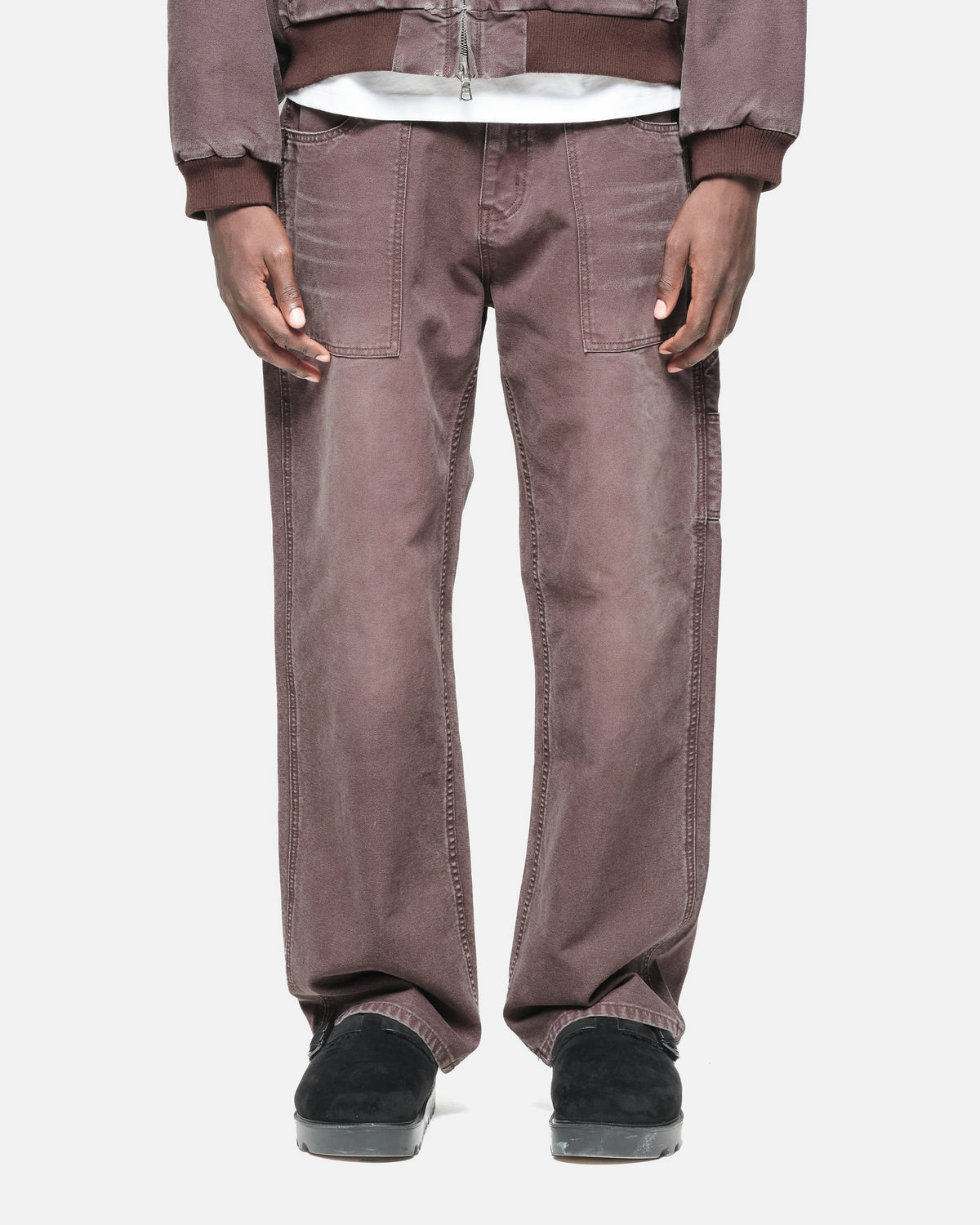 Utility Trouser in Washed Brown by Summit UK