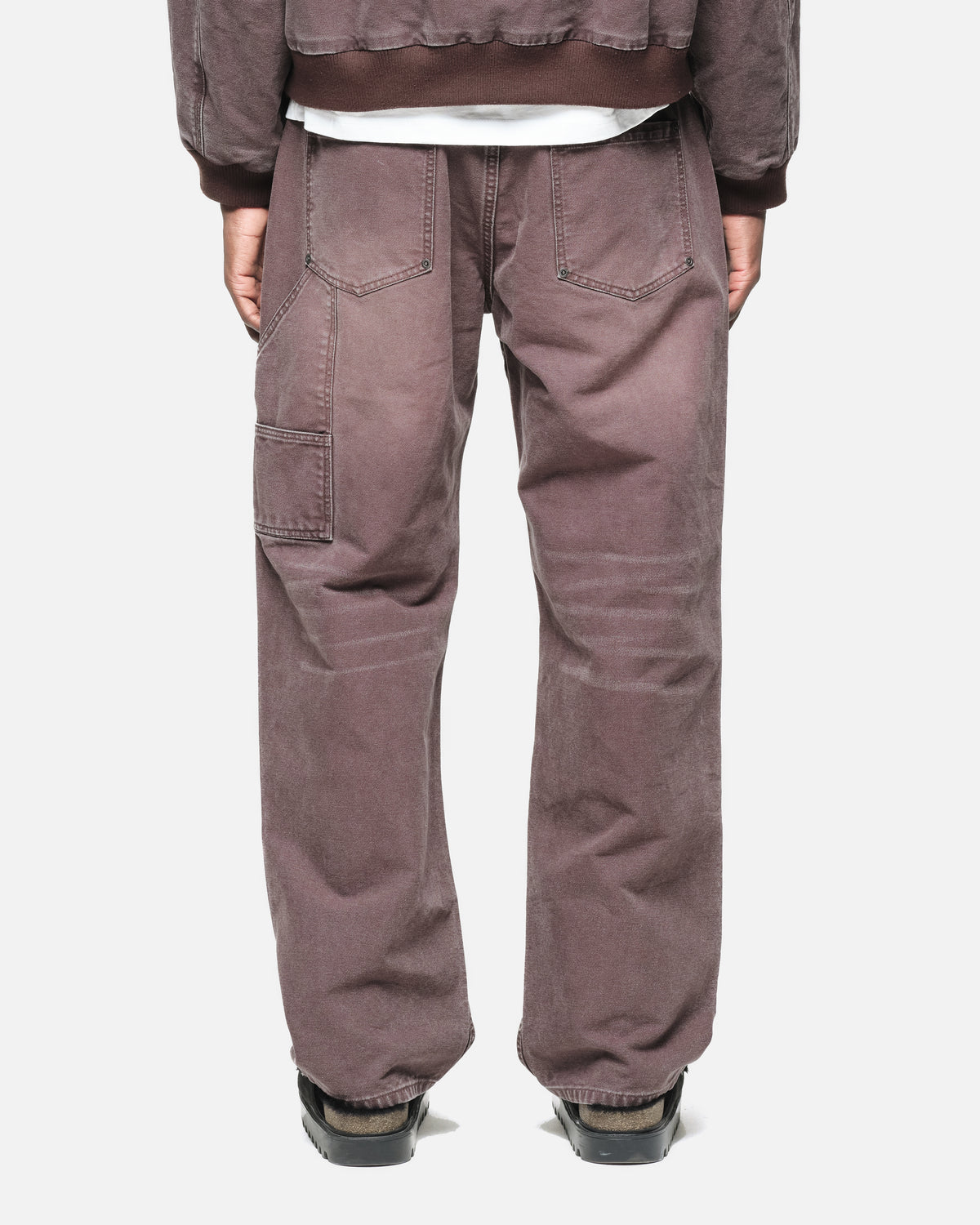Utility Trouser in Washed Brown, view 3