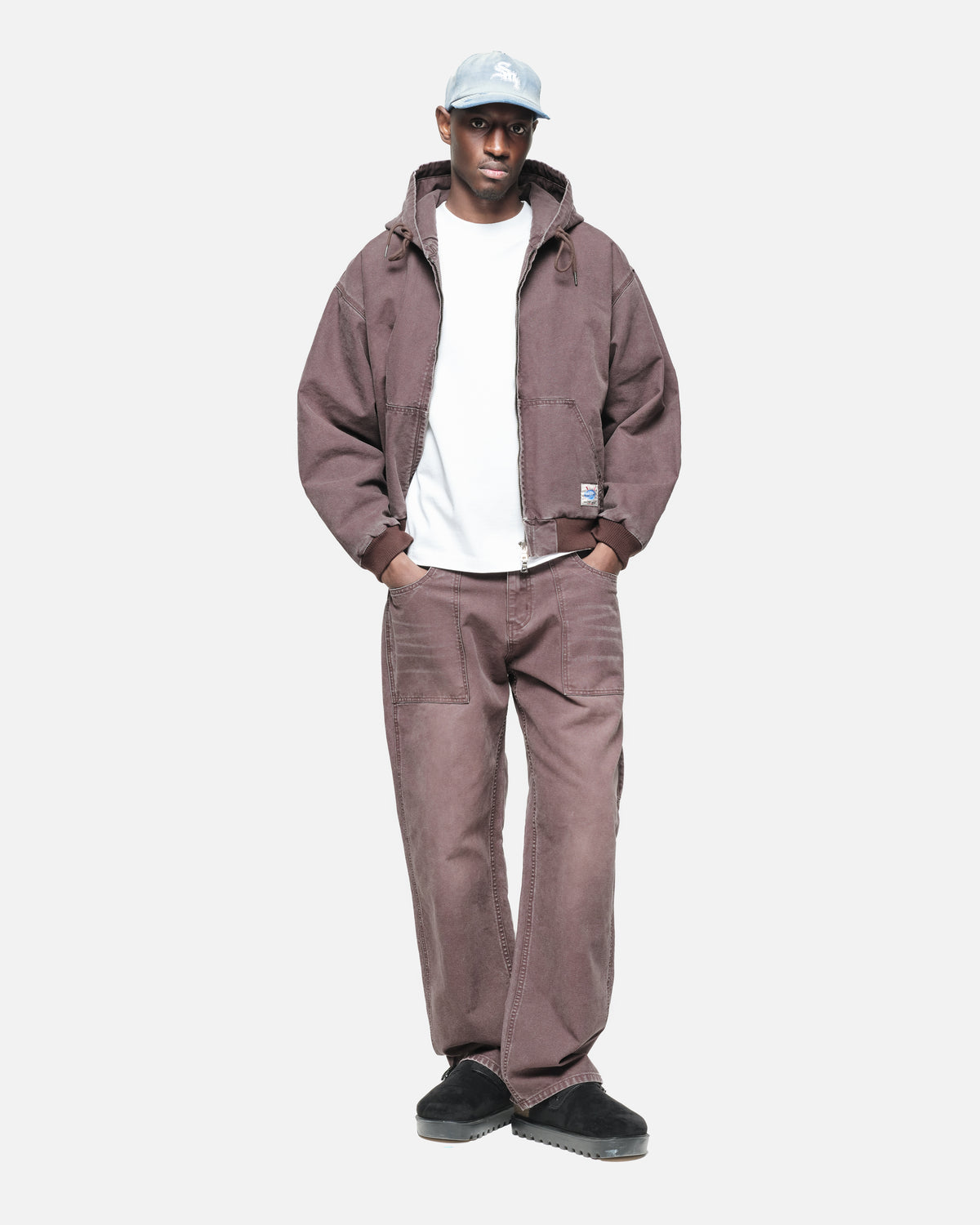Utility Trouser in Washed Brown, view 4