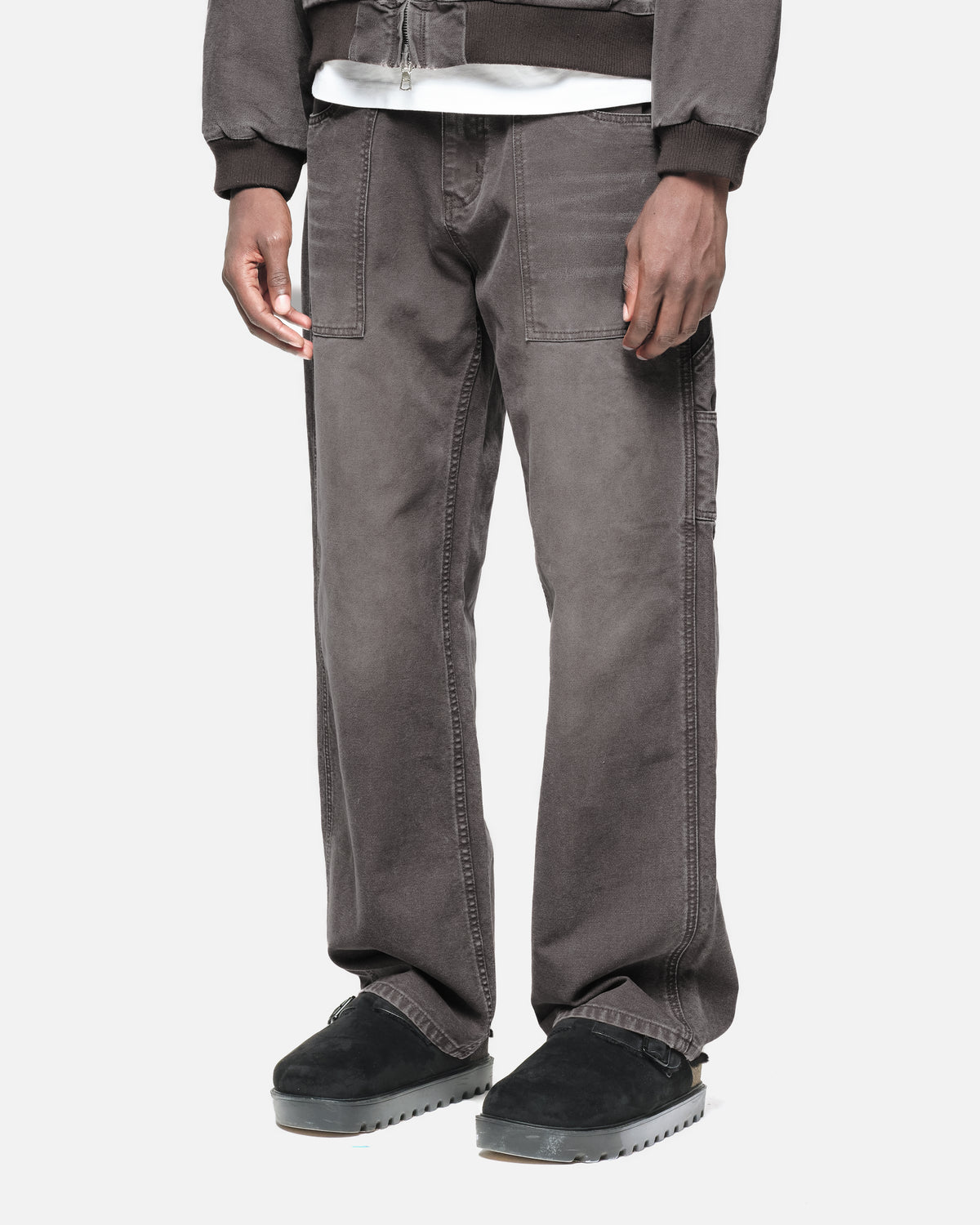 Utility Trouser in Washed Black, view 2