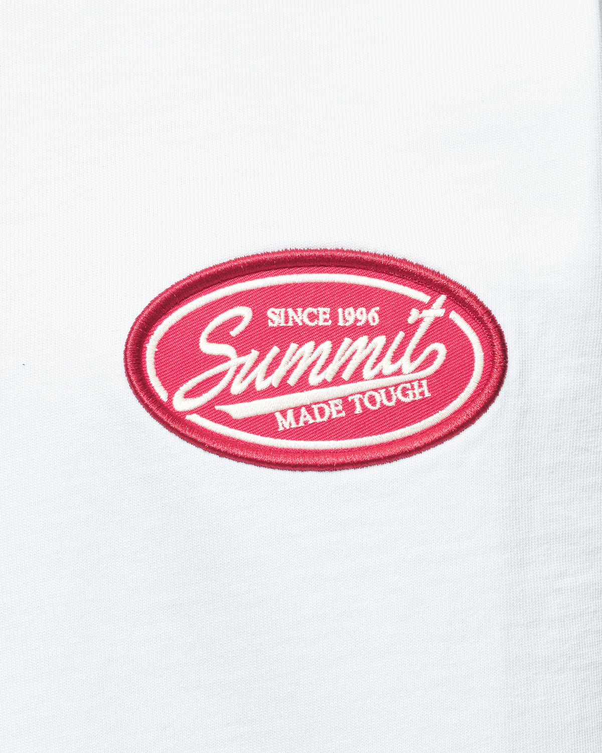 MADE TOUGH PATCH T-SHIRT - WHITE