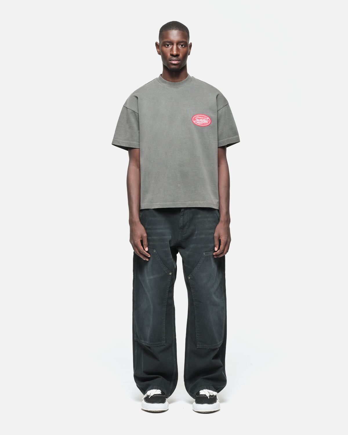 MADE TOUGH PATCH T-SHIRT - VINTAGE GREY