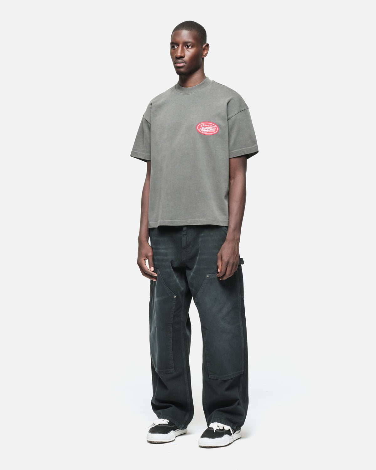 MADE TOUGH PATCH T-SHIRT - VINTAGE GREY