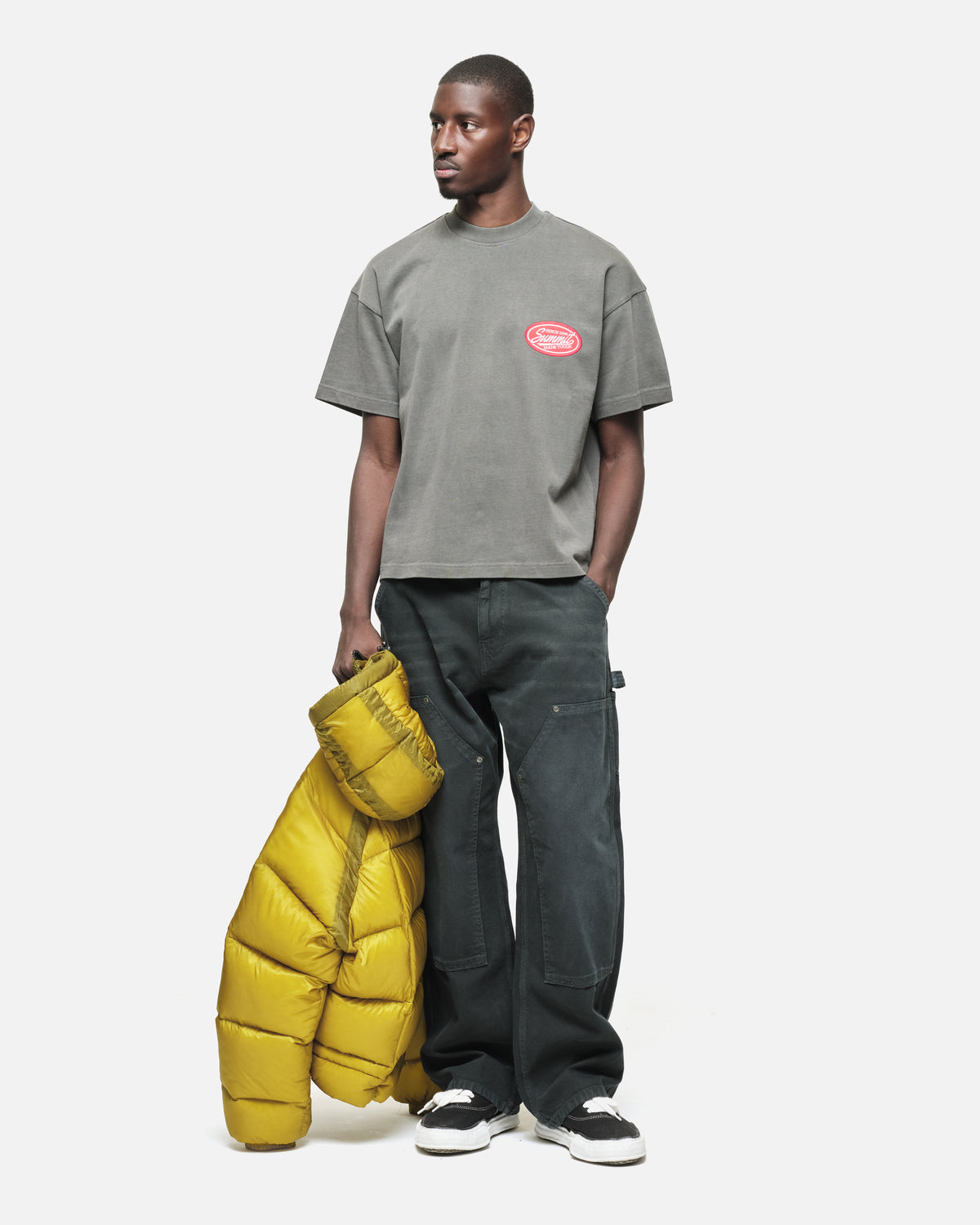 MADE TOUGH PATCH T-SHIRT - VINTAGE GREY