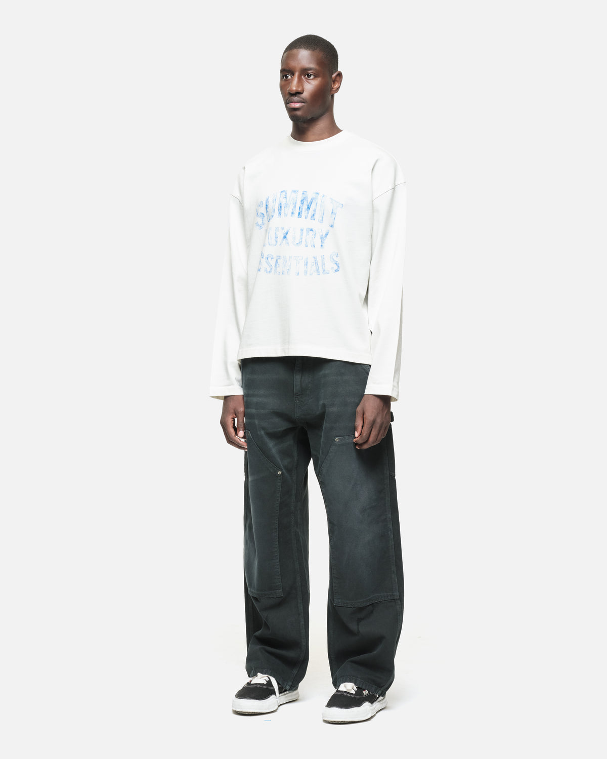 WATERCOLOUR LUXURY ESSENTIALS LONG SLEEVE - WHITE