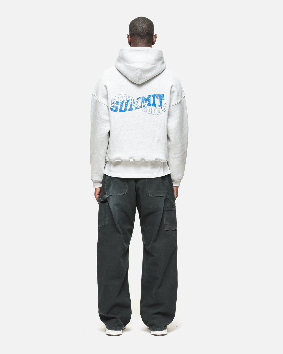 5 STAR GOODS HOODIE - GREY MARL